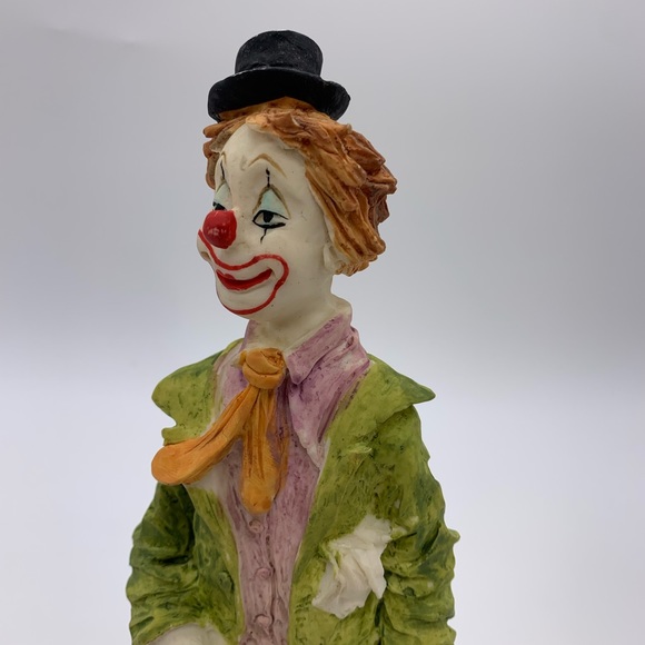 Ceramic Morelia Banker Clown Figurine Sculpture 9-1/2” Vintage - Picture 11 of 13